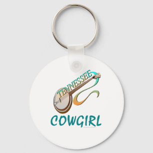 TEE Tennessee Cowgirl Key Ring