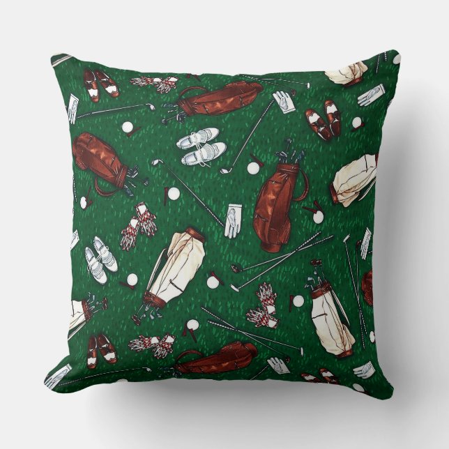 Tee Time Golf Cushion (Front)