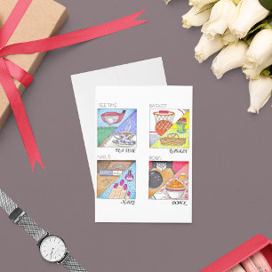 Tee Time Tea Time Anniversary Card