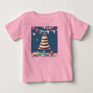 "Tee Up Your Birthday: Unique Designs Baby T-Shirt