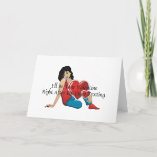 TEE Valentine Texting Holiday Card