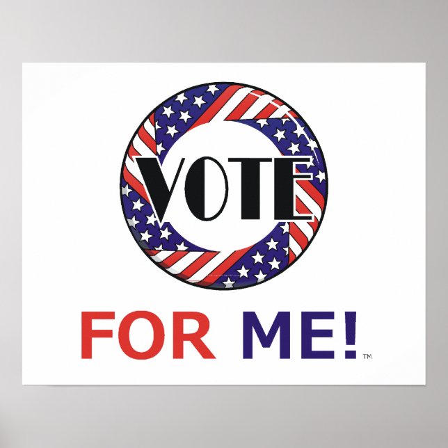 TEE Vote For Me Poster (Front)