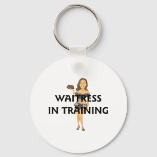 TEE Waitress In Training Key Ring