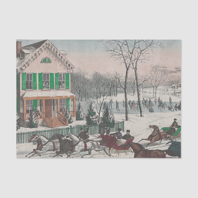 TEE Winter Poetry Tissue Paper (Front)