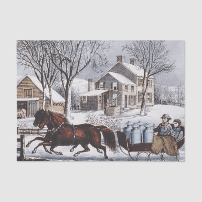 TEE Winter Ride Tissue Paper (Front)