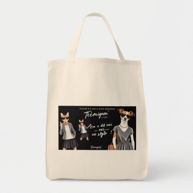 TeeMignon Tote Bag (Front)