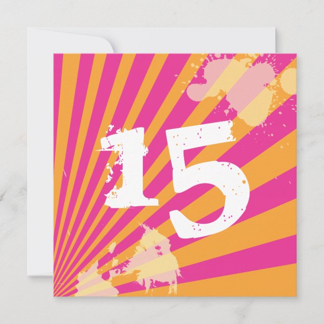 Teen Birthday Party Invitation | Girl (Front)