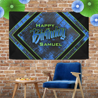 Teen Boy Birthday Banner