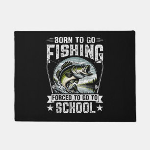 Teen Boys Fishing Forced to Go to School Doormat