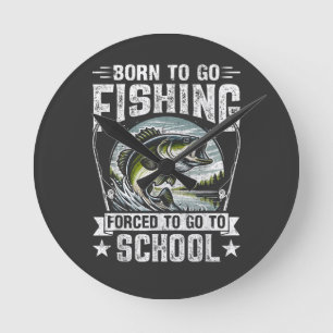 Teen Boys Fishing Forced to Go to School Round Clock