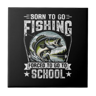 Teen Boys Fishing Forced to Go to School Tile