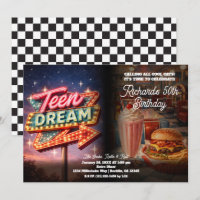 Teen Dream Retro 50's Style Diner Birthday Party