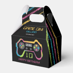 Teen Gaming Gamer Video Game Player Birthday Favour Box