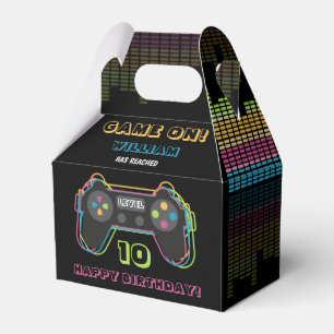 Teen Gaming Gamer Video Game Player Retro Birthday Favour Box