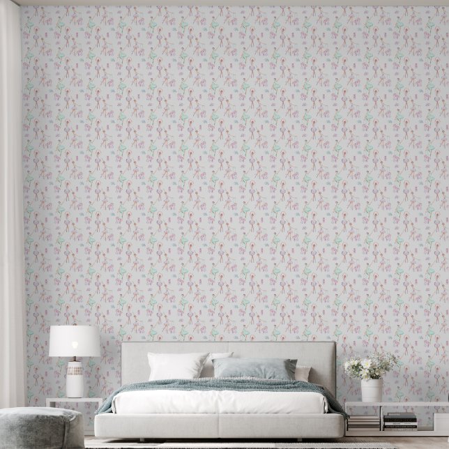 Teen Girl Ballerina  Wallpaper (Bedroom)