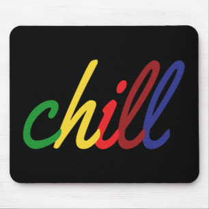 Teen Girl Chill Retro Colours Mouse Pad