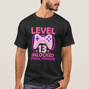 Teen Girl Christmas Ideas Official Teenager 13 Bi T-Shirt