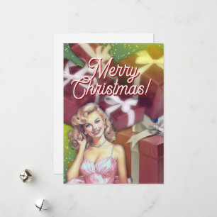 Teen Girl Holiday Card