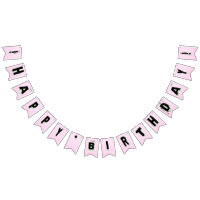 Teen Girl Pink Punk Lettering Kids Birthday