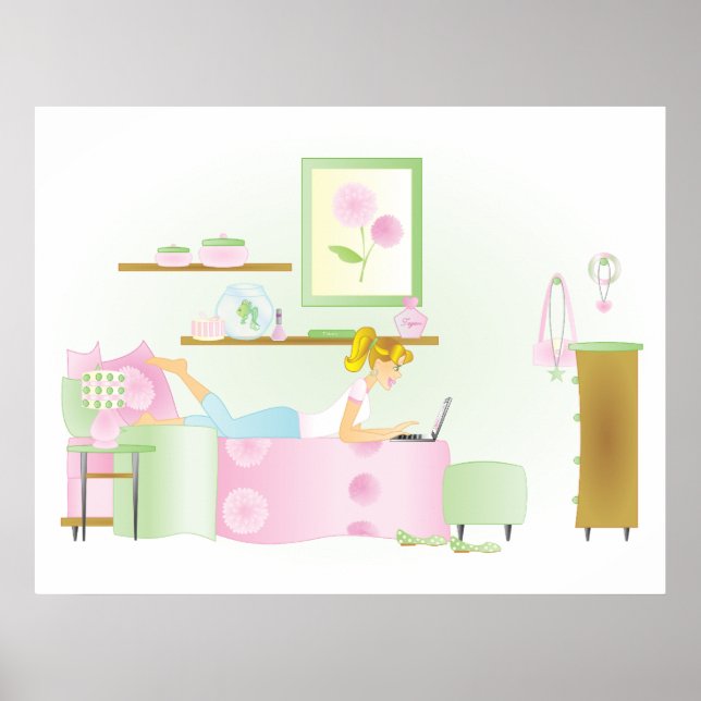 Teen Girl's Room Poster (Front)