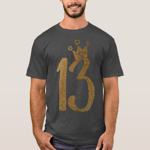 Teen Gold 13th Birthday 13th Birthday T T-Shirt