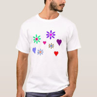 Teen Hearts & Flowers Sleeper T-Shirt