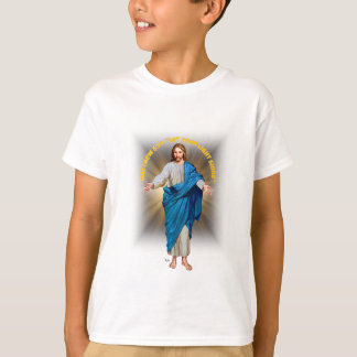 Teen Jesus Let Your Light Shine boy girl Catholic T-Shirt