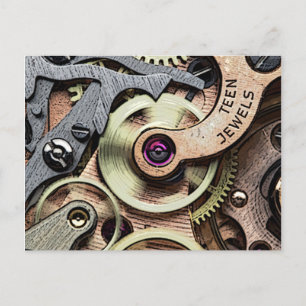 Teen Jewels Steam-Punk Postcard