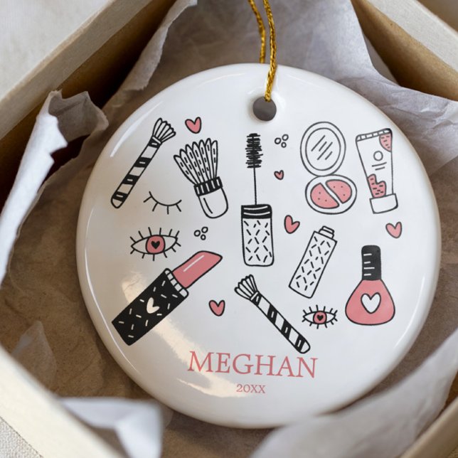 Teen Makeup Christmas Ornament (Creator Uploaded)