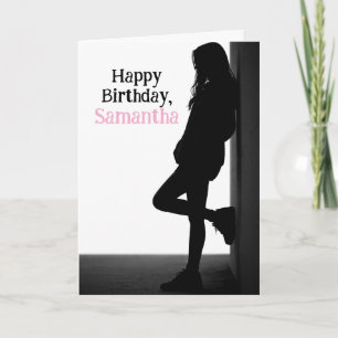 Teen Nonchalant Birthday Card Party