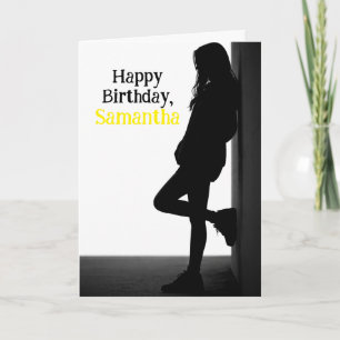 Teen Nonchalant Birthday Card Party