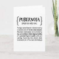 Teen Parenting Encouragement, Humourous - Pubernoi