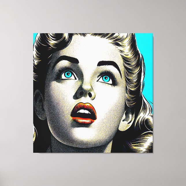 Teen Romance Canvas Print (Front)