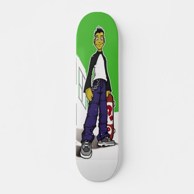 Teen Skateboarder - Skateboard (Front)