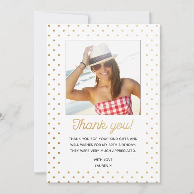 Teen Thank You Card, Adult Thank You Card (Front)