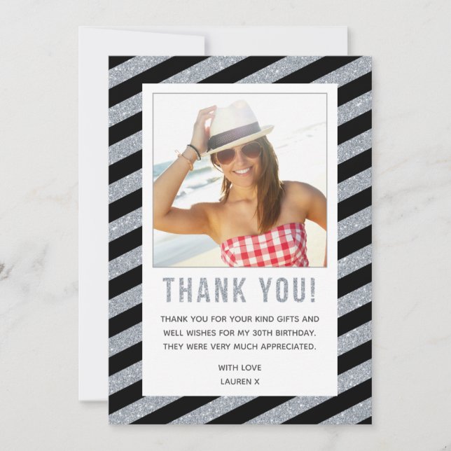 Teen Thank You Card, Adult Thank You Card (Front)