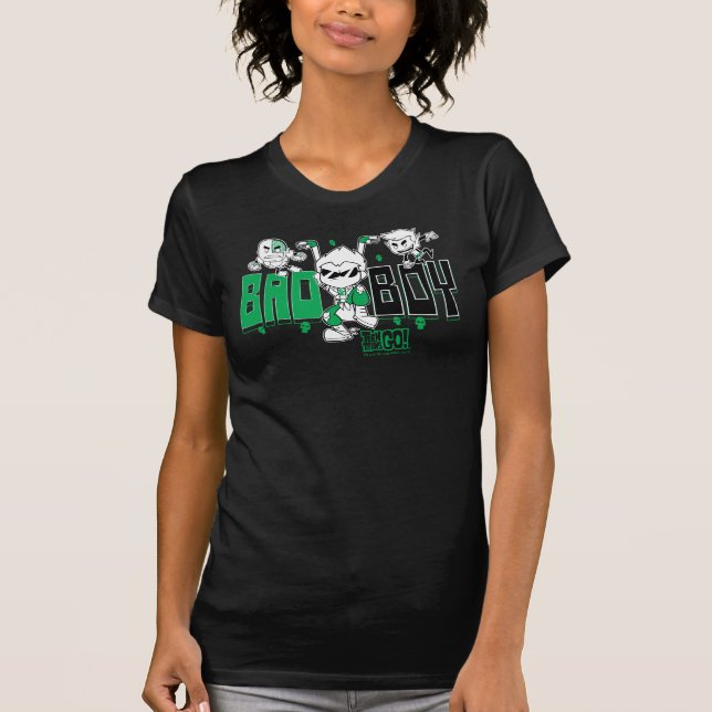 Teen Titans Go! | "Bad Boy" Robin, Cyborg, & BB T-Shirt (Front)