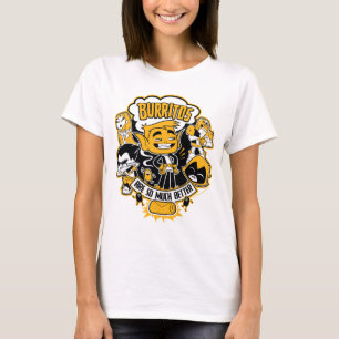 Teen Titans Go!   Beast Boy "Burritos Are Better" T-Shirt