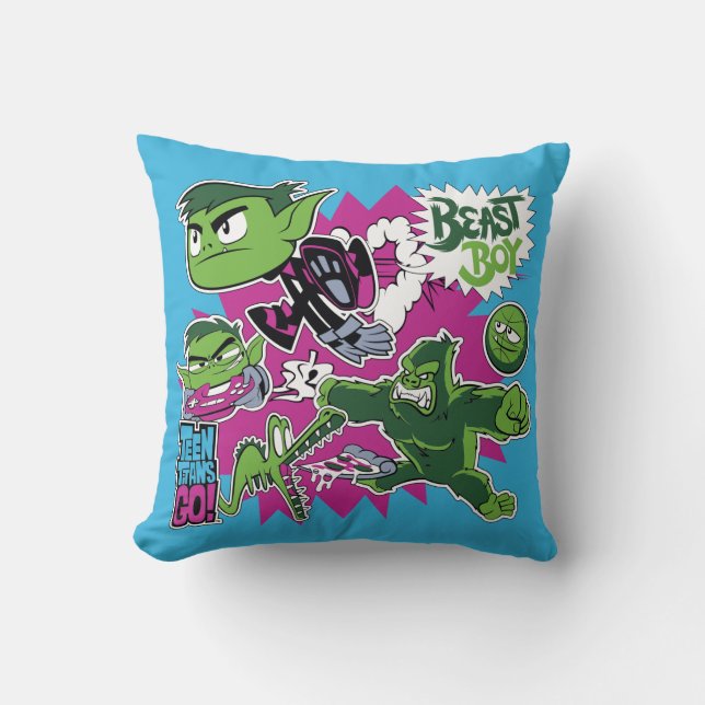 Teen Titans Go! | Beast Boy Shapeshifts Cushion (Front)