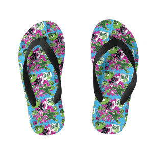 Teen Titans Go! Beast Boy Shapeshifts Kid's Jandals