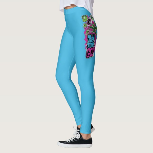 Teen Titans Go! | Beast Boy Shapeshifts Leggings (Left)