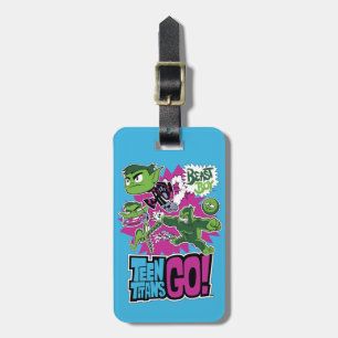 Teen Titans Go! Beast Boy Shapeshifts Luggage Tag