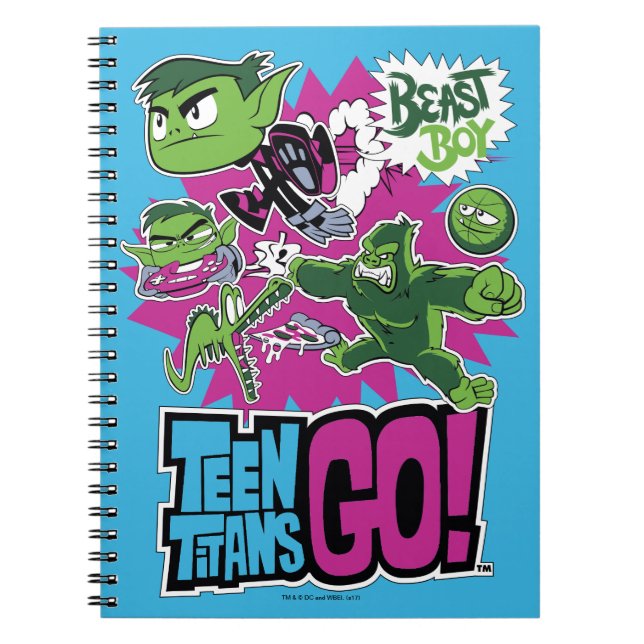 Teen Titans Go! | Beast Boy Shapeshifts Notebook (Front)