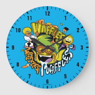 Teen Titans Go! Beast Boy Waffles Large Clock