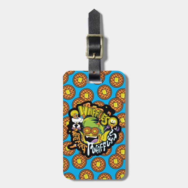 Teen Titans Go! | Beast Boy Waffles Luggage Tag (Front Vertical)