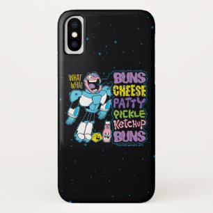 Teen Titans Go!   Cyborg Burger Rap Case-Mate iPhone Case