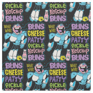 Teen Titans Go!   Cyborg Burger Rap Fabric