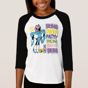 Teen Titans Go!   Cyborg Burger Rap T-Shirt