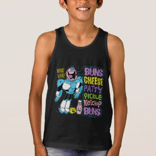 Teen Titans Go! Cyborg Burger Rap T-Shirt