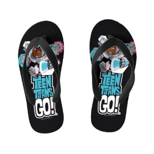 Teen Titans Go! Cyborg's Arsenal Graphic Kid's Jandals
